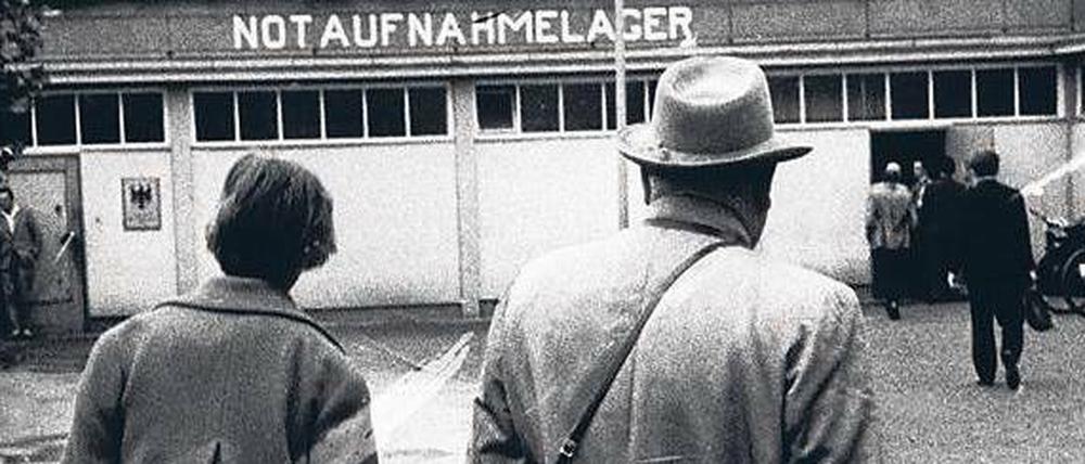 Angekommen. Bis zum Ende der DDR kamen 1,35 Millionen Flüchtlinge nach Marienfelde. Das Bild stammt von 1961. Foto: Ullstein/Georgi