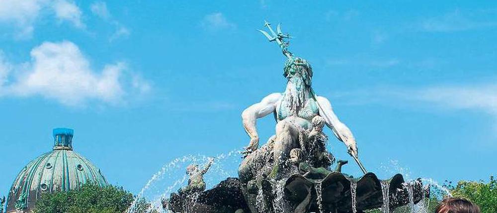 Falsch hier? Der Neptunbrunnen steht derzeit auf dem Alexanderplatz. Manfred Rettig würde das gern ändern. 