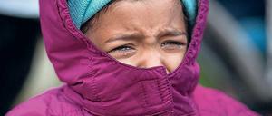 Kullertränen. Besonders Flüchtlingskinder leiden unter der Wartesituation über Tage und Wochen vorm Lageso. 