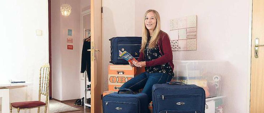 Als ihre Berliner Karriere ihren Anfang nahm. Lehrerin Hannah Haider hat die Koffer mittlerweile ausgepackt.