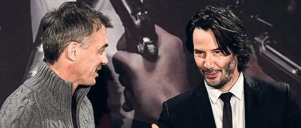 Keanu Reeves und Regisseur Chad Stahelski stellten den zweiten „John Wick“ vor, der ab dem 16. Februar in den Kinos laufen wird. 