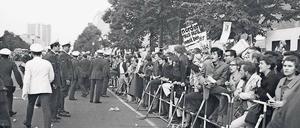 Demo gegen den Schah-Besuch 1967.