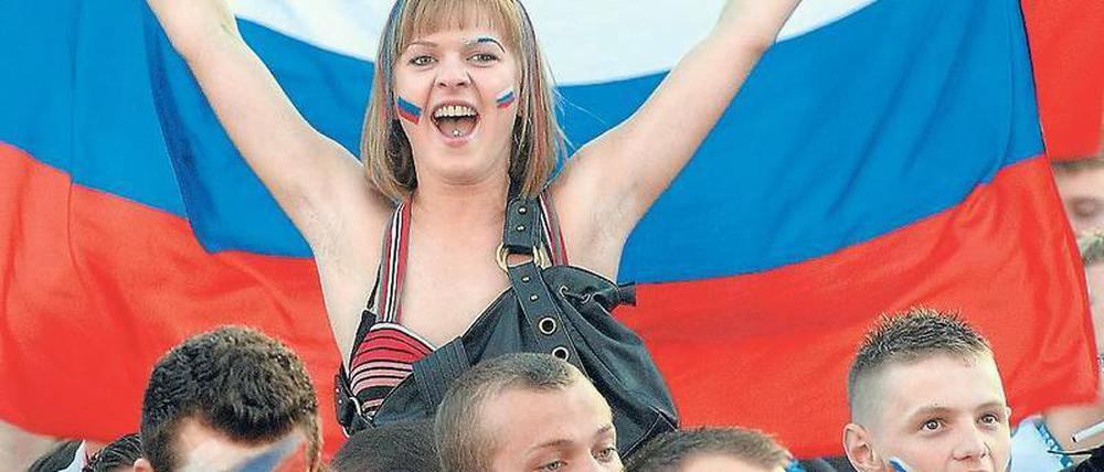 Am Donnerstag, dem ersten WM-Tag, dürften einige russische Fußballfans in der Stadt unterwegs sein.