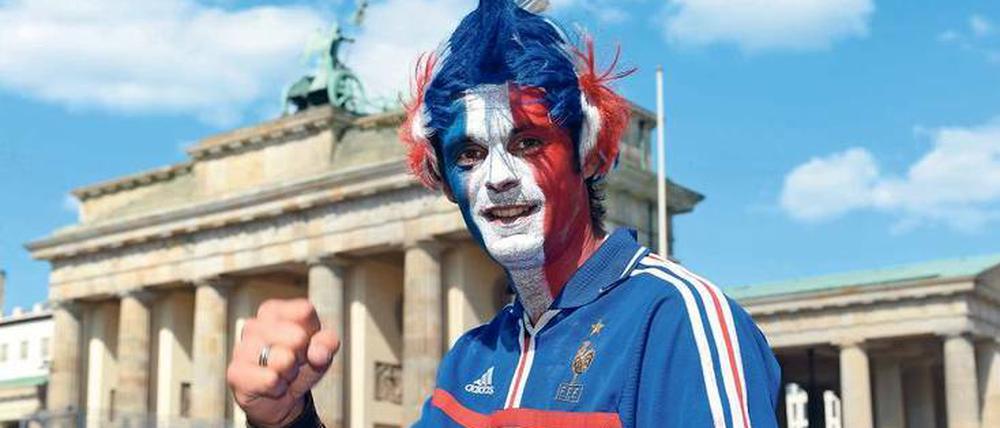 Siegerstimmung. Die Franzosen freuten sich, deutsche Fans weniger.