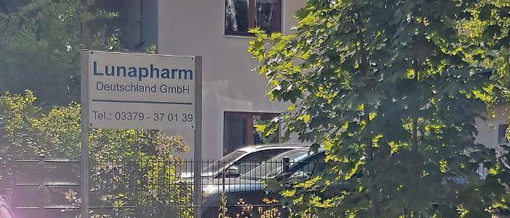 Medizin-Großhändler? Der Firmensitz von Lunapharm sieht nicht danach aus. 