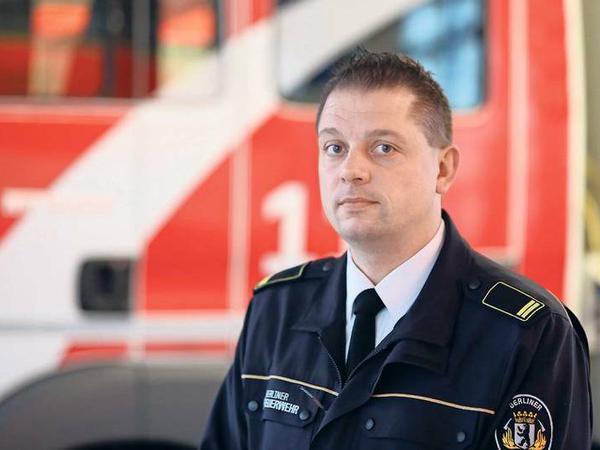Thomas Kirstein ist Pressesprecher der Berliner Feuerwehr