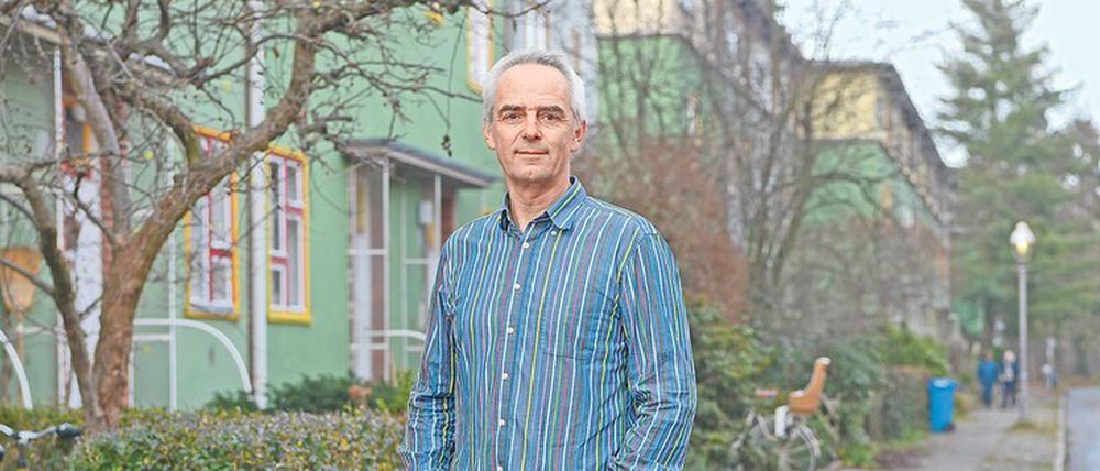 Klimakämpfer. Christian Küttner hält die Bedingungen in der Siedlung für optimal, um den Klimawandel „von unten“ zu bekämpfen. 