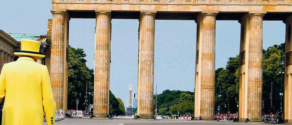 Noch sind alle Wege frei. Für Großbritannien sind die Tage auf dem EU-Binnenmarkt gezählt. Für Königin Elisabeth II., hier bei ihrem Berlin-Besuch im Juni 2015, wird das Brandenburger Tor trotzdem immer offen bleiben.