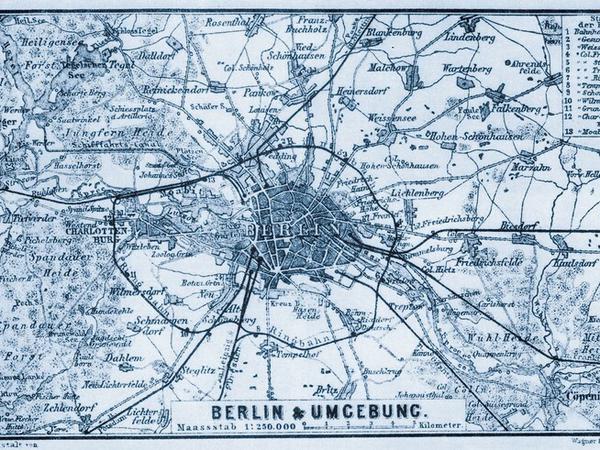 Alte Karten zeigen, wie winzig Berlin einst war.