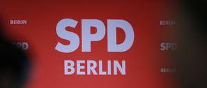 Berlin, Deutschland, 23.09.2023: Landesparteitag der SPD Berlin Logo der Berliner SPD *** Berlin, Germany, 23 09 2023 State Party Congress of the SPD Berlin Logo of the Berlin SPD Copyright: xdtsxNachrichtenagenturx dts_22651
