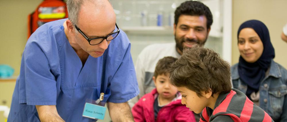 Auch das Impfen von Flüchtlingen ist eine wichtige Aufgabe der Mediziner.