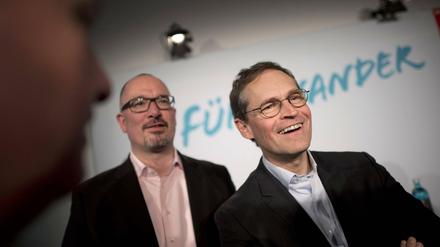 Der alte und der neue? Michael Müller (rechts) will wohl Nachfolger von Jan Stöß als SPD-Landesvorsitzender werden.