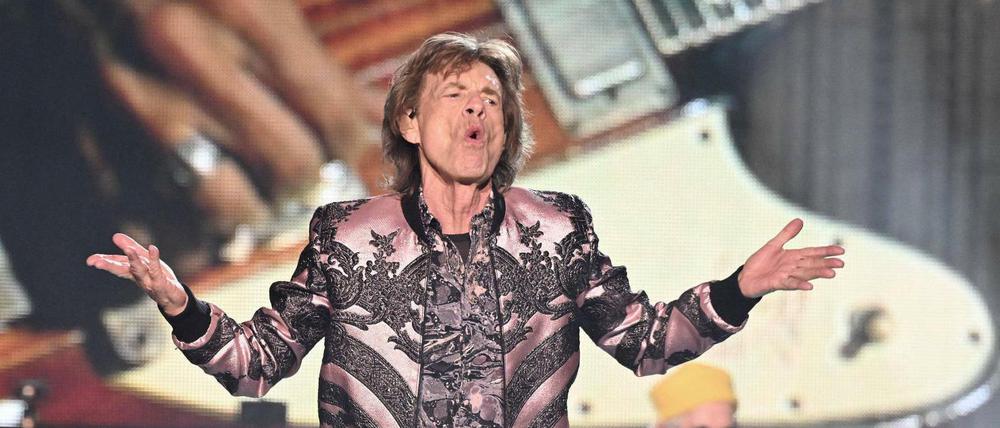 Dienstag in Mailand: Mick Jagger beim Stones-Konzert im Rahmen der "Sixty"-Tour.