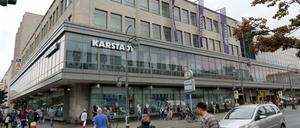 Die Karstadt-Filiale am Hermannplatz im Bezirk Kreuzberg. Entsteht hier bald ein Neubau?