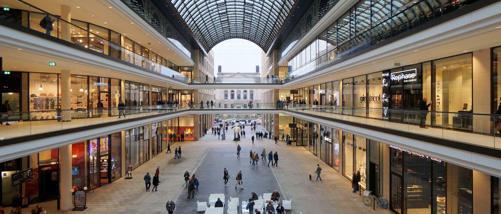 Die „Mall of Berlin“ am Leipziger Platz ist mit rund 270 Läden eines der größten Berliner Center – auch von Harald Huth.