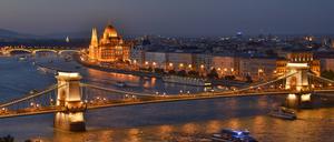 Blick auf Budapest. 