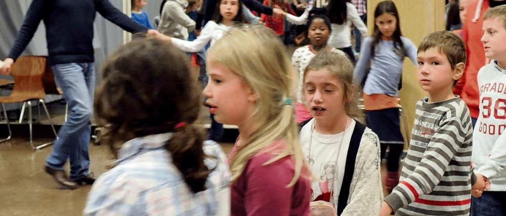 Kinder können kostenlos im Chor singen können im PallasT.