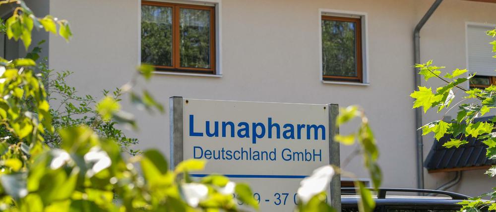 Umstrittene Firma. Das Gebäude der Lunapharm Deutschland GmbH in Mahlow.