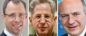 Drei, die für die CDU kämpfen - und für sich: Mario Czaja, Hans-Georg Maaßen und Kai Wegner (von links).