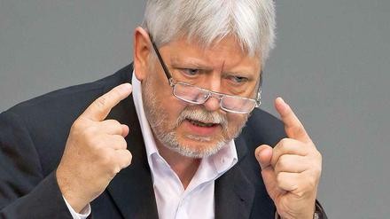 Helmuth Markov (Die Linke), Brandenburgs Finanzminister. 