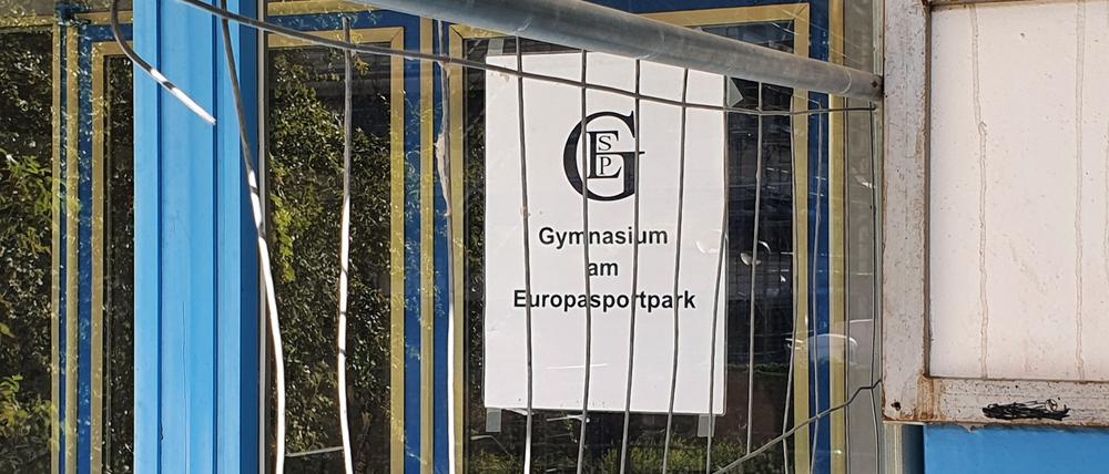 Das Gymnasium am Europasportpark schaffte es nicht auf die Investitionsliste des Senats.