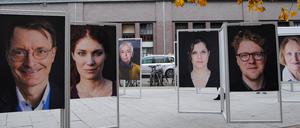 Die Ausstellung „Menschen - im Fadenkreuz des rechten Terrors" ist bis zum 8. November am S-Bahnhof Friedrichstraße zu sehen.