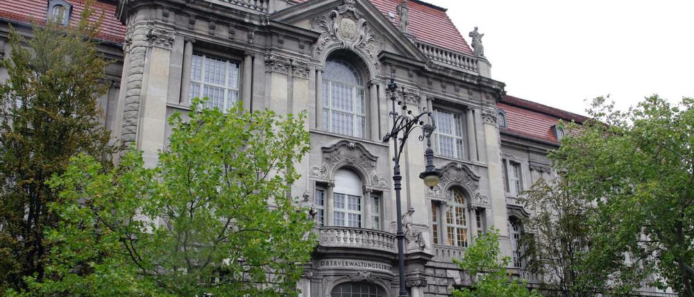 Das Oberverwaltungsgericht in der Hardenbergstr. 31 in Berlin-Charlottenburg.
