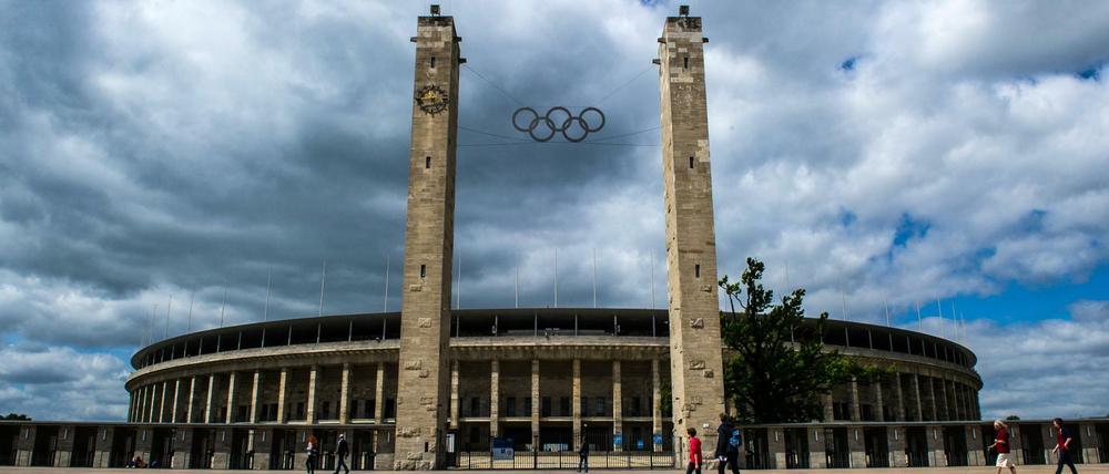Das Berliner Olympiastadion - inzwischen wieder sanierungsreif.