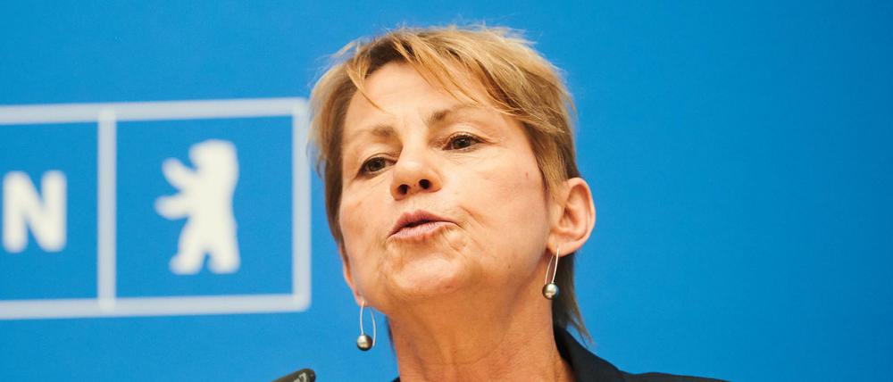 Berlins Sozialsenatorin Elke Breitenbach (Linke) will von "Femizid" und nicht von "Ehrenmord" sprechen.
