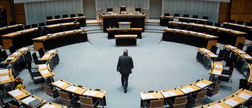 Im Abgeordnetenhaus sollen in den kommenden Wochen weniger Volksvertreter präsent sein.