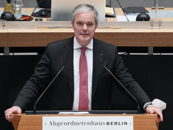 Burkard Dregger (CDU) erinnerte in seiner Rede zu Europa auch an seinen Vater, den früheren Chef der Unionsfraktion im Bundestag.