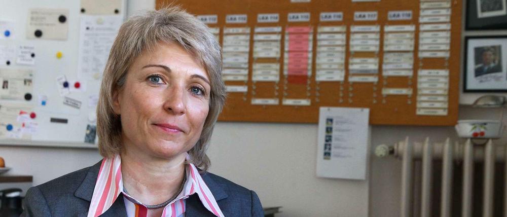 Im echten Leben ist sie die Chefin am Tatort: Berlins Kriminaldirektorin Jutta Porzucek. 