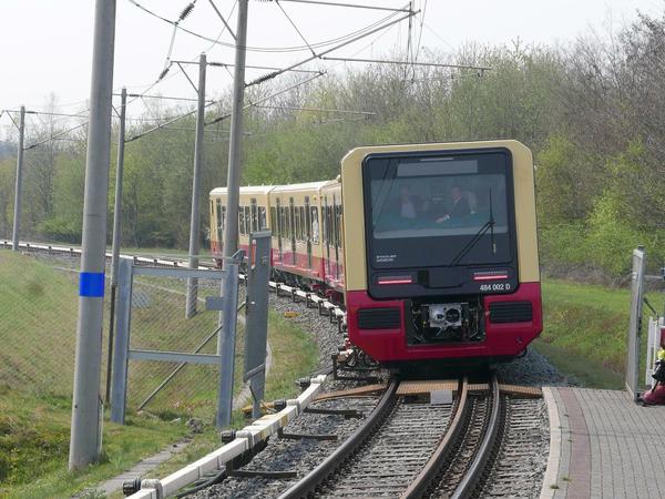 Prototyp S-Bahn Berlin BR 484 im Siemens Testcenter Wildenrath