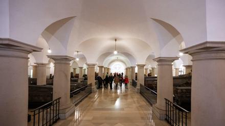 Die Hohenzollerngruft befindet sich im Untergeschoss des Berliner Doms. Christophe Gateau/dpa