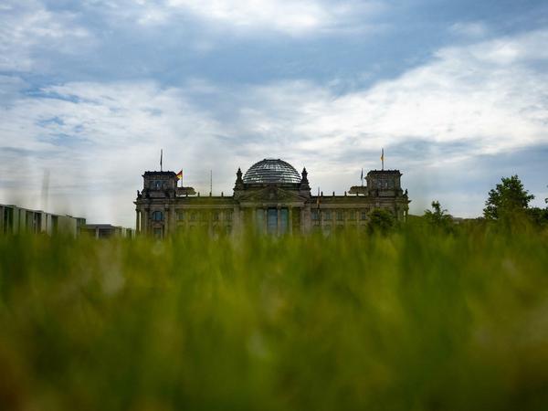In der Nähe des Reichstags steht ein Stück Geschichte. Mit der Berliner Mauer hat der Ziegelwall aber nichts zu tun.