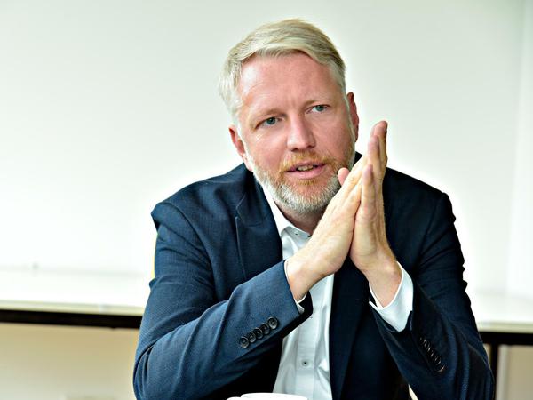 Berlins Senator für Stadtentwicklung und Wohnen Sebastian Scheel (Linke).