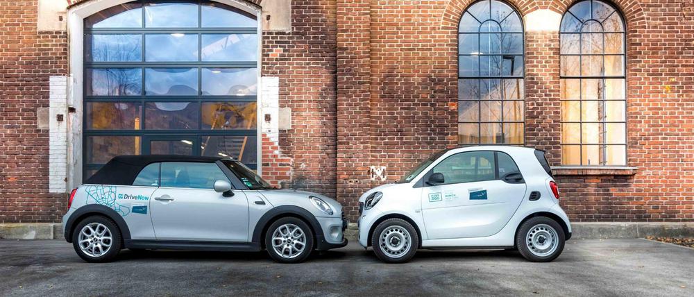 BMW und Mercedes fusionieren auch in Berlin zum Carsharing-Anbieter "Share now".