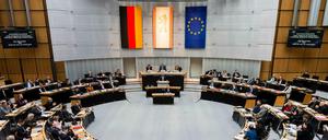 Innenaufnahme des Plenums während der 75. Plenarsitzung des Berliner Abgeordnetenhauses am 28.01.2016 in Berlin.