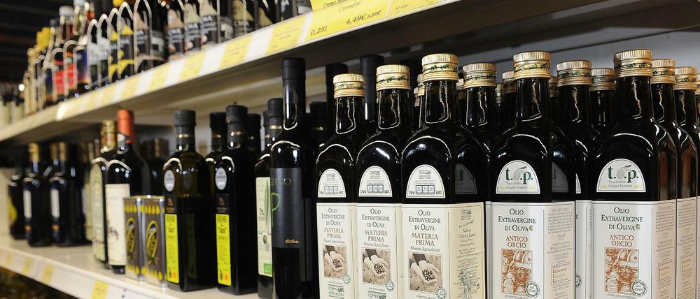 Eine große Auswahl an Olivenöl - doch welches ist wirklich gut?