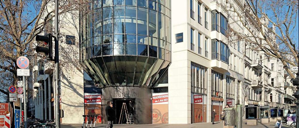 In diesem markanten Eckhaus am Kurfürstendamm 31 bereitet die Spielbank Berlin die Eröffnung neuer Räume vor.