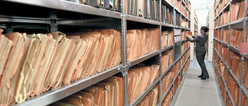 Das Stasi-Museums Berlin mit bisher nicht erfassten Unterlagen.