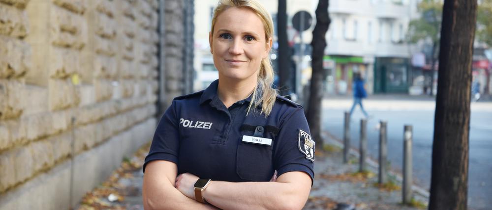 Susann Bischur von der Frauenvertretung der Polizeigewerkschaft DPolG.