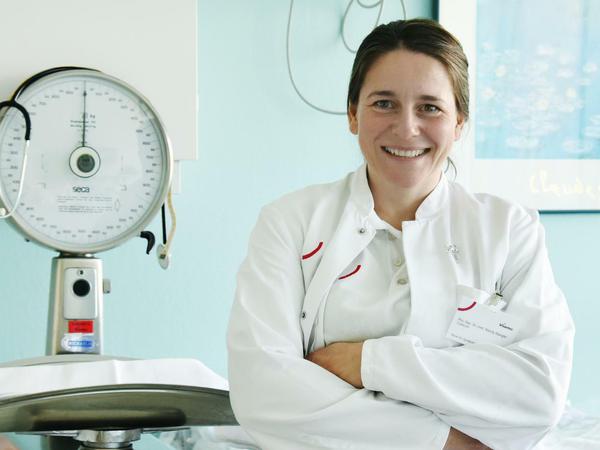 Mandy Mangler, Chefärztin der Gynäkologie und Geburtshilfe am Auguste-Viktoria-Klinikum in Berlin-Schöneberg.