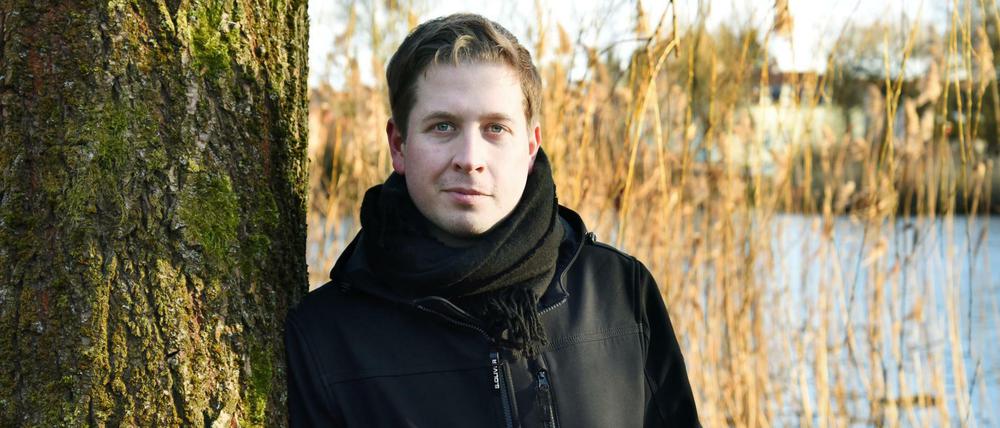 Der Bundesvorsitzende der Jusos und Mitglied der BVV Tempelhof-Schöneberg für die SPD, Kevin Kühnert.