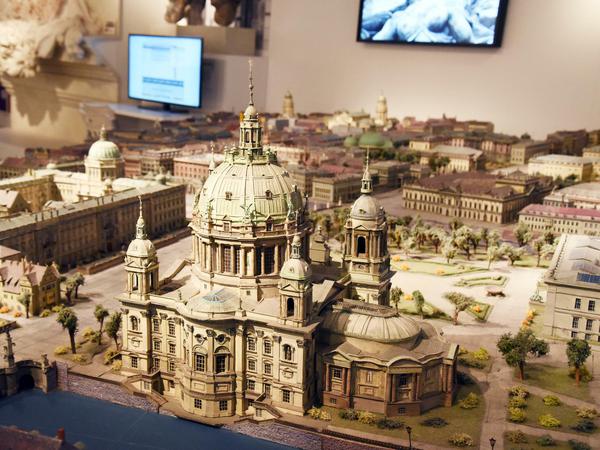 Berlin um 1900. Das spektakuläre Stadtmodell hat Studienrat Horst Dühring in jahrelanger Detailarbeit gebaut. Es ist in der Ausstellung des Fördervereines zu sehen. 