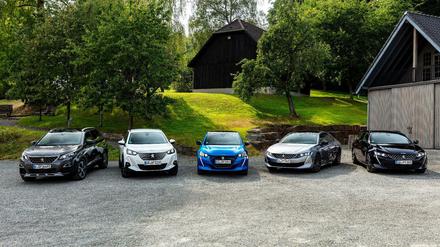 Alles elektrisch. Peugeots E-Mobility-Flotte wächst.
