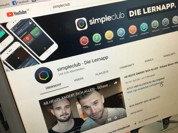 Der Youtube-Kanal des Berliner Unternehmens Simpleclub. Hier erklären die Gründer Nicolai Schork und Alexander Giesecke, wie es geht.