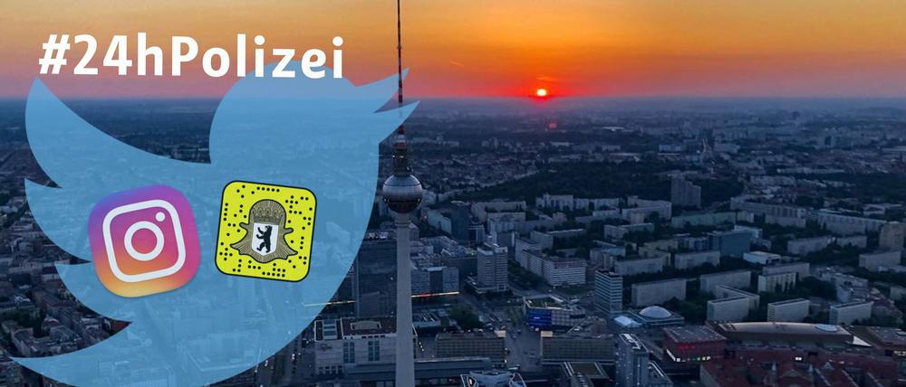 Zum fünften Mal führt die Polizei Berlin ihre Twitter-Aktion #24hPolizei durch.