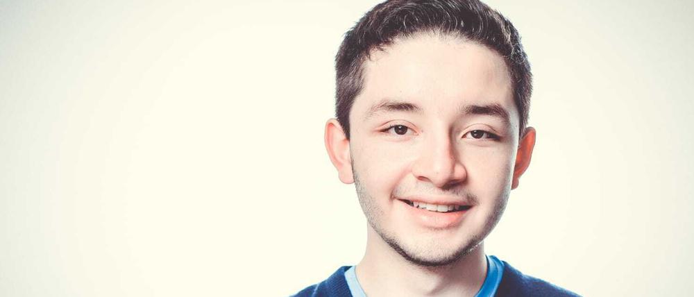 Miguel Góngora , 18, war bis Juli 2020 Berlins viel gefragter Landesschülersprecher. 