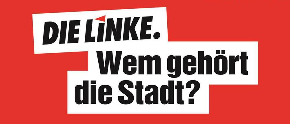Die Linke schreitet im Berlin-Wahlkampf 2016 fragend voran.